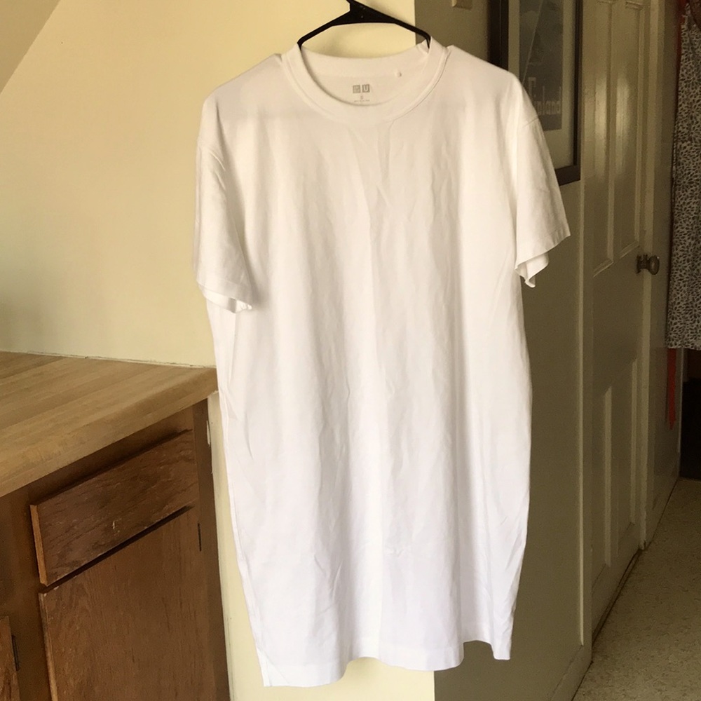 Uniqlo U Crew Neck Short Sleeve T-Shirt Dress